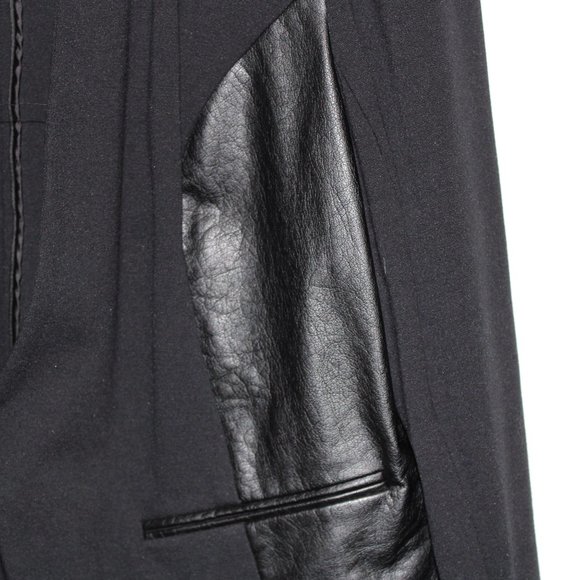 Lane Bryant Black Jacket with Leather Trim - Picture 6 of 6